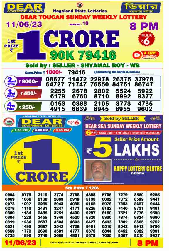 5 tarik raat atta lottery sambad