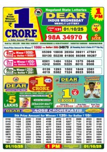 Dear Lottery Result Today 1PM, 6PM, 8PM 02-11-2025 Download